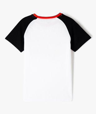 Tee-shirt à manches courtes avec motif voiture de course garçon vue4 - GEMO 4G GARCON - GEMO