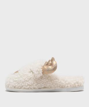 Chaussons mules en forme de renne femme vue3 - GEMO 4G FEMME - GEMO