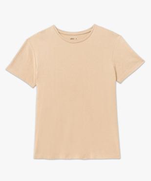 Tee-shirt manches courtes en maille texturée homme. vue4 - GEMO (HOMME) - GEMO
