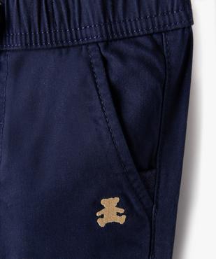 Pantalon chino avec taille élastique bébé garçon - LuluCastagnette vue2 - LULUCASTAGNETTE - GEMO