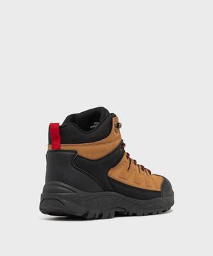 Chaussures de randonnée montantes à semelle crantée homme vue4 - 5 MILES - GEMO