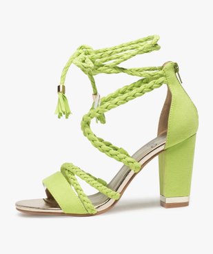 Sandales femme talon haut - Gémo x Lalaa Misaki vue3 - GEMO(URBAIN) - GEMO