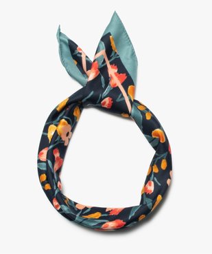 Foulard femme à motifs fleuris vue2 - Nikesneakers (ACCESS) - Nikesneakers