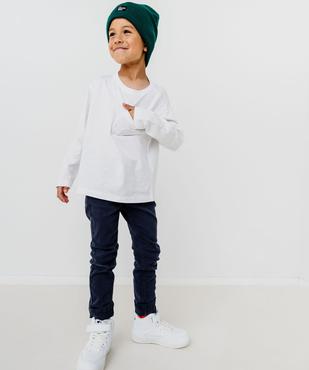 T-shirt manches longues poche garçon vue3 - GEMO (ENFANT) - GEMO