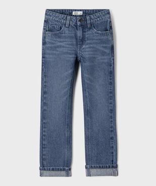 Jean Regular avec taille ajustable garçon vue1 - GEMO 4G GARCON - GEMO