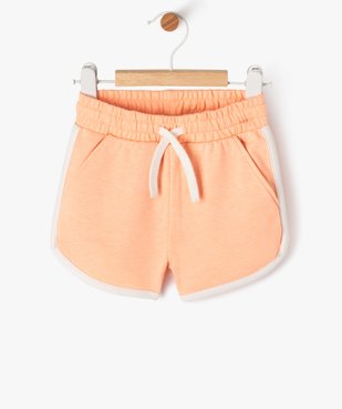 Short en maille et taille élastique bébé fille vue1 - GEMO 4G BEBE - GEMO