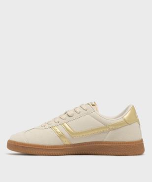 Baskets à lacets avec empiècements scintillants femme - Ellesse vue3 - ELLESSE - GEMO