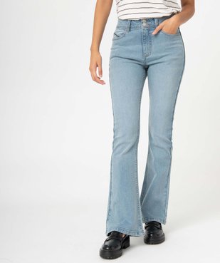 Jean femme coupe Bootcut taille haute vue2 - GEMO 4G FEMME - GEMO