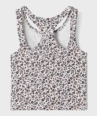 Débardeur de sport à motif fleuris fille vue2 - GEMO 4G FILLE - GEMO