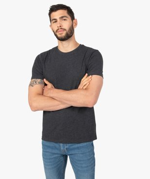 Tee-shirt homme à manches courtes uni vue1 - GEMO C4G HOMME - GEMO