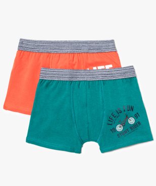 Lot de 2 boxers imprimés vue1 - GEMO (ENFANT) - GEMO