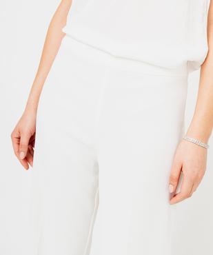 Pantalon de tailleur fluide avec pli marqué femme vue2 - GEMO(FEMME PAP) - GEMO