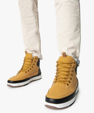 Boots homme à col rembourré et semelle renforcée vue7 - URBAN STEPS - GEMO