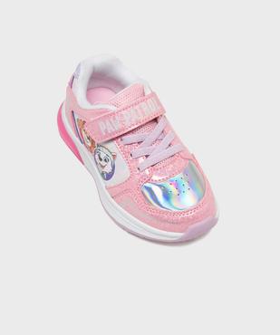 Baskets à scratch pailletées avec semelle lumineuse fille - Pat Patrouille vue5 - PAT PATROUILLE - GEMO