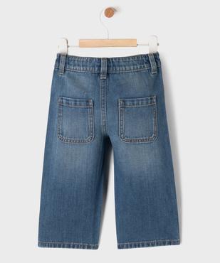 Jean droit avec taille ajustable bébé garçon vue3 - GEMO(BEBE DEBT) - GEMO