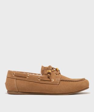 Mocassins fourrés souples dessus suédine femme - Follow Me vue1 - FOLLOW ME - GEMO