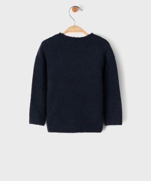 Pull de Noël en maille jacquard extensible bébé garçon vue3 - GEMO(BEBE DEBT) - GEMO