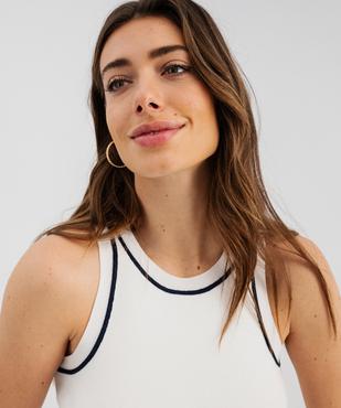 Pull d'été sans manches femme - LuluCastagnette vue3 - LULU CASTAGNETTE G4G D - GEMO