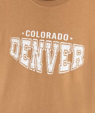 Pyjama bicolore avec inscription garçon vue2 - GEMO 4G GARCON - GEMO