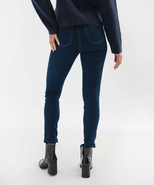 Jean slim avec taille élastique femme vue3 - GEMO(FEMME PAP) - GEMO