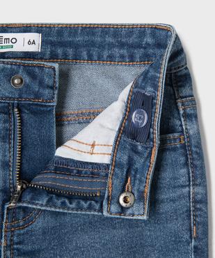 Jean Slim avec taille ajustable fille vue3 - GEMO 4G GARCON - GEMO