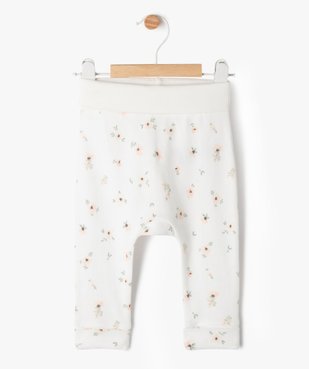 Pantalon en maille évolutif bébé fille vue1 - GEMO 4G BEBE - GEMO