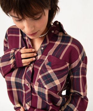 Chemise à carreaux femme - LuluCastagnette vue5 - LULUCASTAGNETTE - GEMO