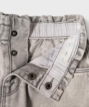 Jean Slouchy avec taille ajustable fille vue3 - GEMO (ENFANT) - GEMO