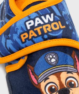 Chaussons montants à scratch en velours imprimés Chase garçon - La Pat'Patrouille vue6 - PAT PATROUILLE - GEMO