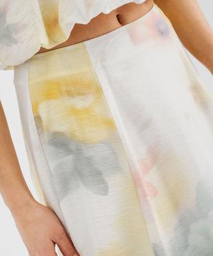 Jupe longue trapèze tie-and-dye femme vue4 - GEMO 4G FEMME - GEMO