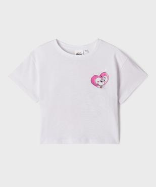 Tee-shirt manches courtes imprimé fille - Diddl vue1 - DIDDL - GEMO