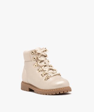 Boots irisées style randonnée fille vue2 - GEMO (ENFANT) - GEMO