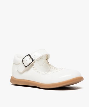 Ballerines bébé fille forme babies vernies vue2 - GEMO(BEBE DEBT) - GEMO