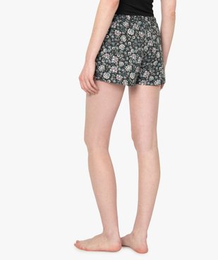 Bas de pyjama femme forme short imprimé vue3 - GEMO(HOMWR FEM) - GEMO