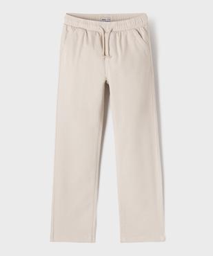 Pantalon Regular avec ceinture ajustable garçon vue1 - GEMO (JUNIOR) - GEMO