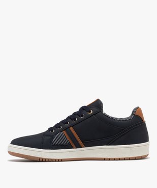 Baskets basses à lacets au look urbain homme vue4 - URBAN STEPS - GEMO