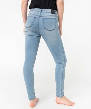 Jean femme coupe skinny taille haute vue4 - GEMO 4G FEMME - GEMO