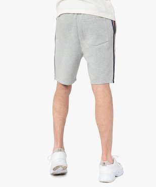 Short homme en maille avec bandes tricolores – Camps United vue3 - CAMPS UNITED - GEMO
