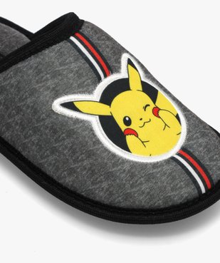 Chaussons garçon mules en jersey Pikachu - Pokémon vue6 - POKEMON - GEMO