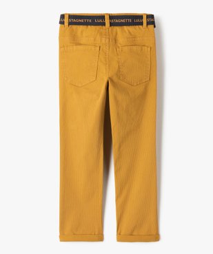 Pantalon garçon forme cargo avec ceinture - LuluCastagnette vue5 - LULUCASTAGNETTE - GEMO