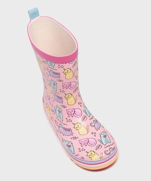 Bottes de pluie imprimé chats fille - Lovely Wings vue6 - LOVELY WINGS - GEMO