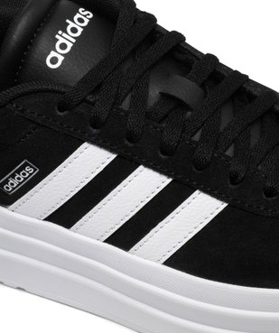 Baskets femme en cuir lisse avec semelle plateforme VL Court bold - Adidas vue12 - ADIDAS - GEMO