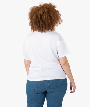 Tee-shirt femme grande taille avec motif XXL – Powerpuff Girl vue3 - GEMO (G TAILLE) - GEMO