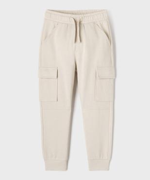 Pantalon de jogging coupe cargo garçon vue1 - GEMO (ENFANT) - GEMO