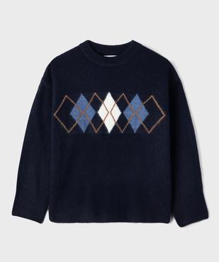 Pull oversize avec motif sur le buste fille vue1 - GEMO (JUNIOR) - GEMO