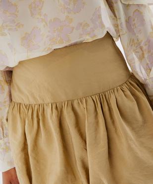 Jupe courte et fluide forme boule femme vue3 - GEMO(FEMME PAP) - GEMO