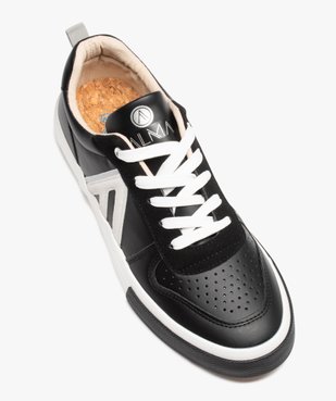 Baskets homme casual bicolore et à lacets - Alma Planète vue5 - ALMA PLANETE - GEMO