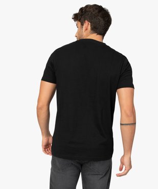 Tee-shirt homme à manches courtes et col V vue3 - GEMO (HOMME) - GEMO