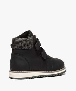 Boots garçon à scratch et col rembourré vue4 - GEMO (ENFANT) - GEMO