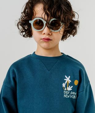 Sweat molletonné avec motif devant et dos garçon vue1 - GEMO 4G GARCON - GEMO